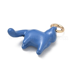 Spray Painted Brass Pendants&nbsp;KK-CBAEB58-18