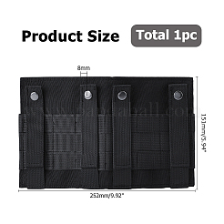 Nylon Tactical Molle Hook and Loop Panel&nbsp;DIY-WH0698-036A