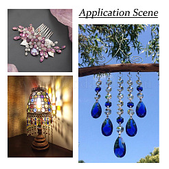 30Pcs 15 Styles Transparent Glass Pendants&nbsp;GLAA-TA0001-34