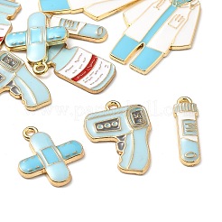 10Pcs 5 Styles Medical Theme Alloy Enamel Pendants&nbsp;FIND-FP0002-81