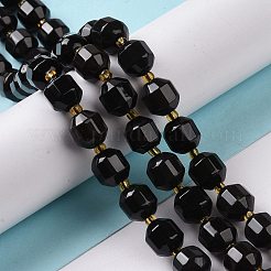 Natural Obsidian Beads Strands&nbsp;G-G990-F11