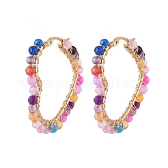 201 Stainless Steel Hoop Earrings&nbsp;EJEW-JE04117