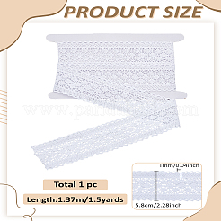 1.5 Yards Flat Floral Cotton Lace Ribbon&nbsp;OCOR-LP0003-21