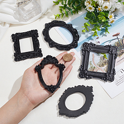 5Pcs 5 Styles Resin Embossed Photo Frames&nbsp;AJEW-FG0003-33