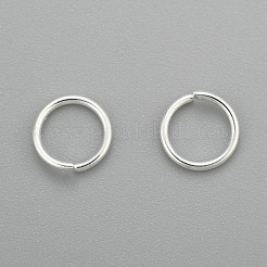 304ステンレススチールオープン丸カン  ラウンド  銀  21ゲージ  6x0.7mm  内径：4.5mm&nbsp;STAS-H380-10S-J