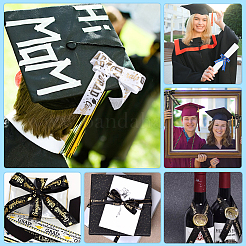 3Rolls 3 Styles Graduation Season Polyester Ribbon&nbsp;OCOR-PH0036-82A