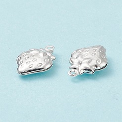 304ステンレスペンダント  苺  銀  15x11x4mm  穴：1mm&nbsp;STAS-G176-21S