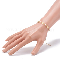 Brass Ring Link Chain Bracelets&nbsp;BJEW-JB06164