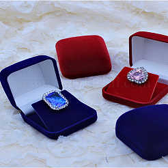 2Pcs Velvet Badge Storage Boxes&nbsp;CON-LP0001-88C