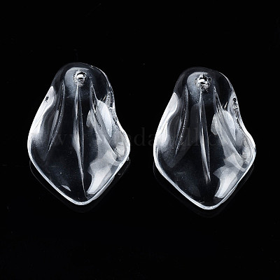 Transparent Glass Pendants&nbsp;GLAA-N042-002-G01-1