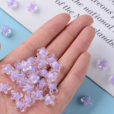 Transparent Acrylic Beads&nbsp;TACR-S152-01A-SS2114-1