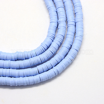 Handmade Polymer Clay Beads&nbsp;X-CLAY-R067-3.0mm-32-1