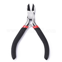 Carbon Steel Jewelry Pliers for Jewelry Making Supplies, 4.3 inch Side Cutting Pliers, Side Cutter, Polishing, Black, Gunmetal, 110mm