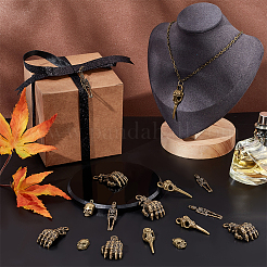 4 Styles Tibetan Style Alloy Pendants&nbsp;FIND-FG0002-81