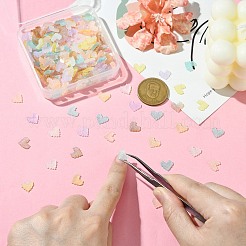 200Pcs Gradient Color Rainbow Iridescent Plating Transparent Resin Decoden Cabochons&nbsp;RESI-CJ0004-30