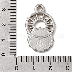 Sun 304 Stainless Steel Pendant Cabochon Setting&nbsp;STAS-P454-12A