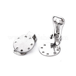 Non-Tarnish 304 Stainless Steel Clip-on Earring Setting&nbsp;LS-STAS-Q241-012A