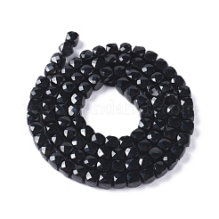 Natural Black Tourmaline Beads Strands&nbsp;G-L537-013B