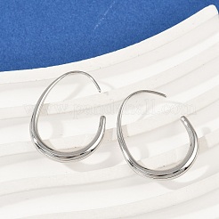 304 Stainless Steel Teardrop Dangle Earrings&nbsp;EJEW-S272-05P