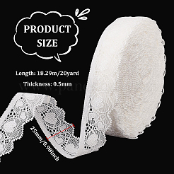 20 Yards Nylon Elastic Heart Lace Trim&nbsp;OCOR-FG0001-90