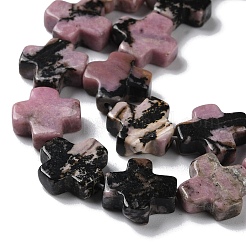 Natural Rhodonite Beads Strands&nbsp;G-M418-B01-01