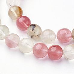 Tigerskin Glass Beads&nbsp;GSR8mmY-1