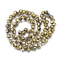 Electroplate Glass Beads Strands&nbsp;EGLA-N006-032-C03
