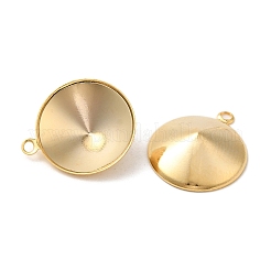 Ion Plating(IP) 304 Stainless Steel Pendant Pointed Back Rhinestone Settings&nbsp;STAS-U025-05D-G
