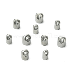 15Pcs 3 Styles 303 Stainless Steel Cord End/Tips&nbsp;STAS-CJ0003-37