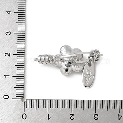 Brass Micro Pave Cubic Zirconia Fold Over Clasps&nbsp;KK-U052-12P