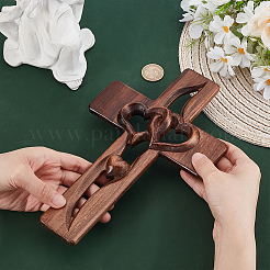 Wood Big Pendants&nbsp;WOOD-WH0063-09B