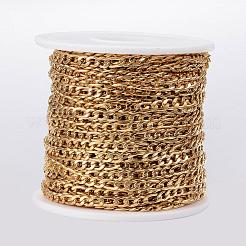 Ion Plating(IP) 304 Stainless Steel Figaro Chains&nbsp;CHS-H009-32G