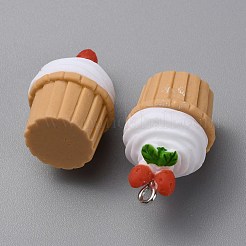 Opaque Resin Pendants&nbsp;RESI-CJC0002-17P-07