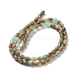 天然アクアテラジャスパービーズ連売り  印象ジャスパー  ライス  6x4~4.5mm  穴：0.9mm  約67個/連  15.94インチ（40.5cm）&nbsp;G-F765-I01-01