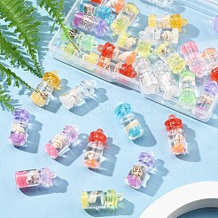 30Pcs Luminous Epoxy Resin Pendants&nbsp;RESI-FS0002-14