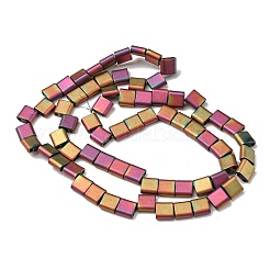 Electroplated Non-magnetic Synthetic Hematite Beads Strands&nbsp;G-C106-A01-09