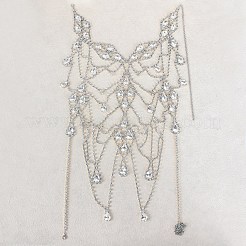 Alloy Crystal Rhinestone Teardrop Multi Layer Body Chains for Night Club&nbsp;FS-WGD641A-02