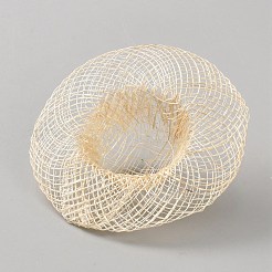 人形の麦わら帽子  ミニ手編み帽子  DIYの工芸品のジュエリーアクセサリークラフト装飾  小麦  78x22mm  内径：38mm&nbsp;DIY-WH20062-69B