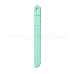 シリコンスクレーパー  再利用可能なレジンクラフトツール  アクアマリン  230x24.5x6mm&nbsp;TOOL-D030-02A-01