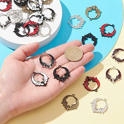 35Pcs 7 Styles Alloy Pendants&nbsp;PALLOY-CJ0002-46