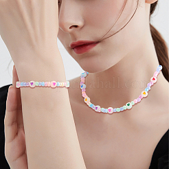 600Pcs Luminous Acrylic Beads&nbsp;MACR-PA0001-23