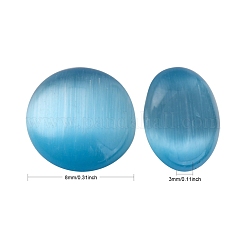 Cat Eye Cabochons&nbsp;CE-J002-8mm-M