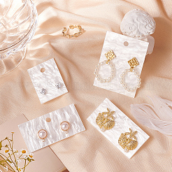 8Pcs 4 Styles Acrylic Earring Stud Display Cards&nbsp;CDIS-NB0001-40