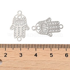 Rack Plating Brass Connector Charms&nbsp;KK-Q792-13P
