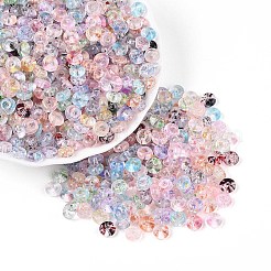 Baking Paint Transparent Glass Beads&nbsp;DGLA-T004-07L