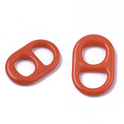 アクリルリンクコネクター  ソーダタブ/プルタブ  ミックスカラー  21x14x2.5mm  穴：6x9mm＆6.5x7.5mm&nbsp;OACR-T020-071