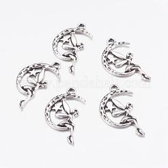 Zinc Alloy Fairy Sprite Charms&nbsp;X-PALLOY-A18526-AS-LF