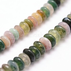 Natural Indian Agate Beads Strands&nbsp;G-N0173-04-2x4mm