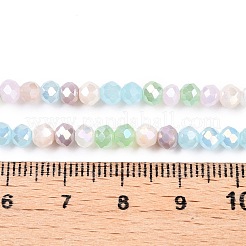 Electroplate Glass Beads Strands&nbsp;X-GLAA-T023-B16-02