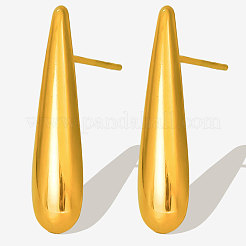 Stylish 304 Stainless Steel Teardrop Stud Earrings&nbsp;WI0157-2